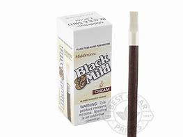 BLACK & MILD - BLACK AND MILD SINGLE PLASTIC TIP 25CT CREAM